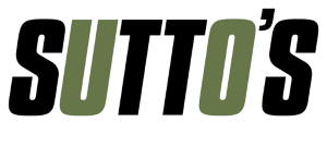 The logo for suto's burgers and fries.