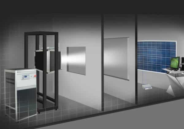 A solar panel flash test example image.